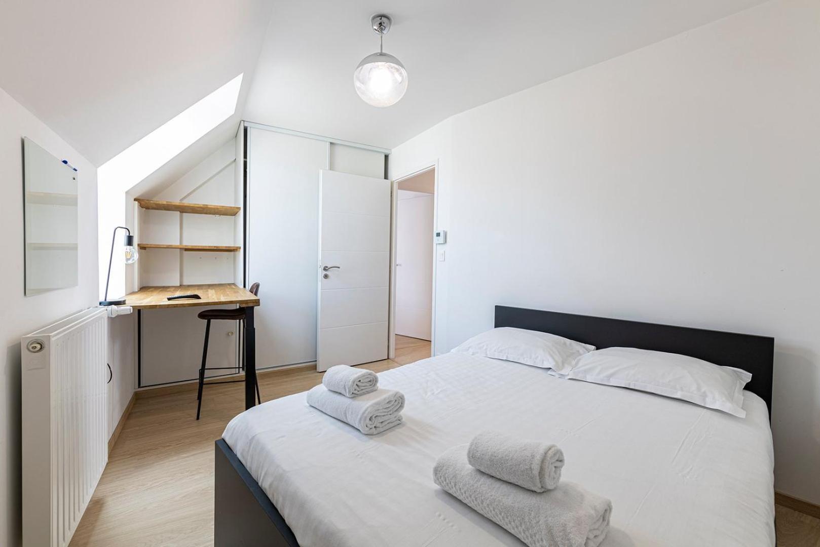 Le Maginot, T4 De Standing, Terrasse Et Parking Leilighet Rennes Eksteriør bilde